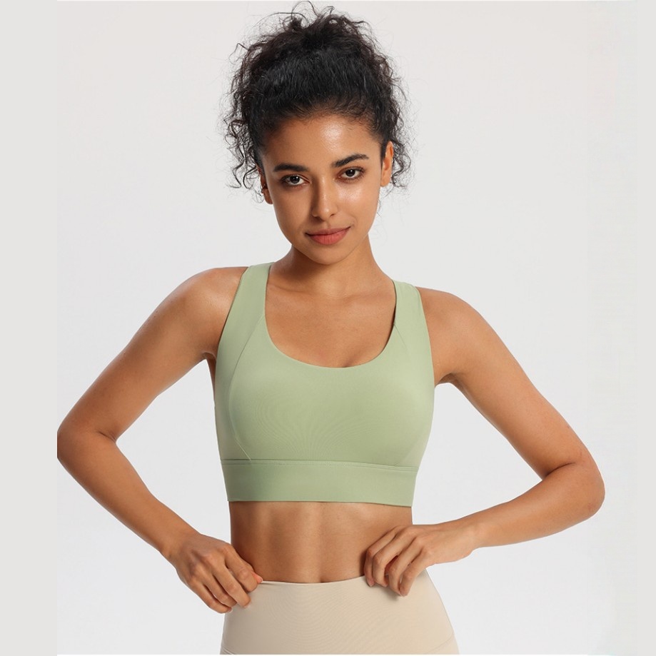 Women Sexy Tank Top Vest Sports Bra Female Yoga Fitness Cross Back Sports Bra